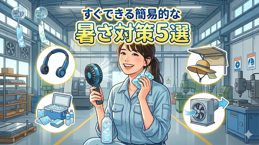 すぐできる簡易的な暑さ対策5選