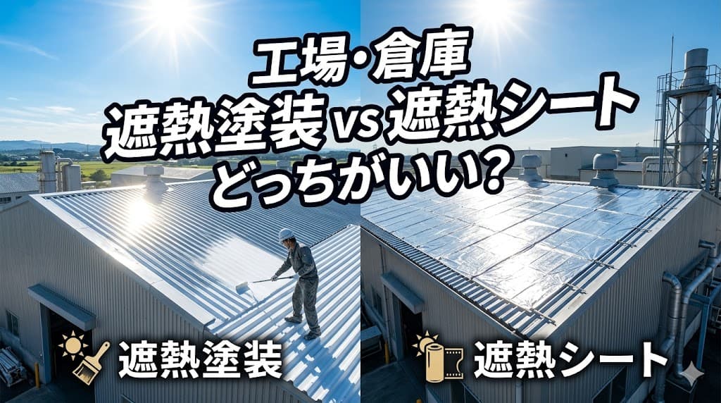 遮熱塗装 vs 遮熱シート、どっちがいい?