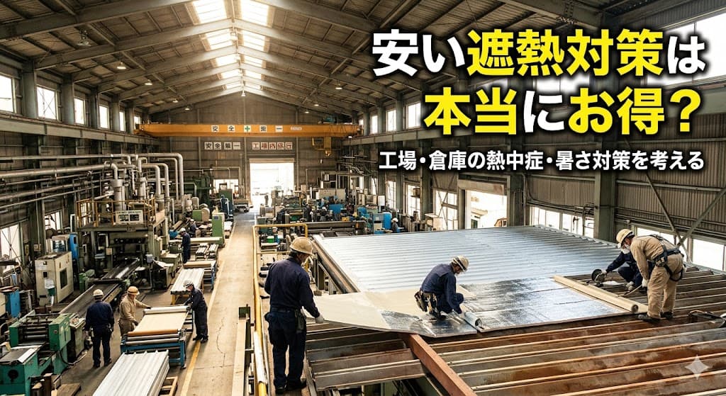 安い遮熱対策は本当にお得?