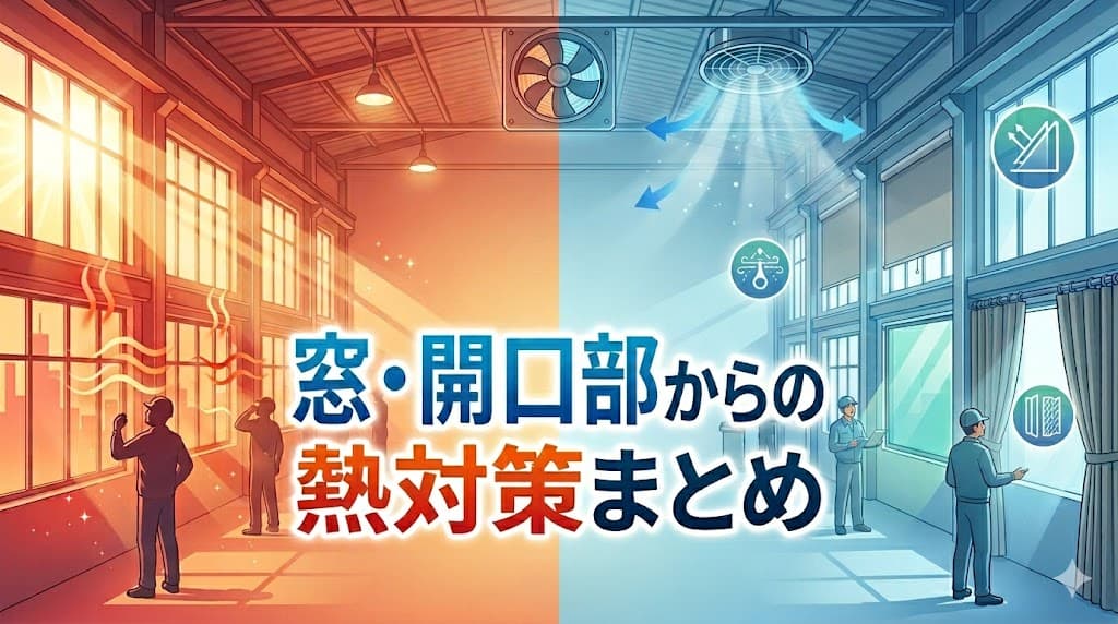 窓・開口部からの熱対策まとめ